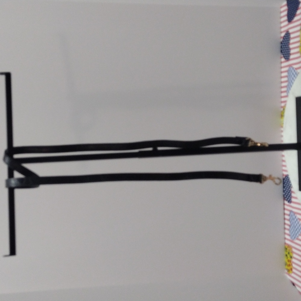 Black Leather Strap 44 1/4" Long x 1/2" Wide #135-22